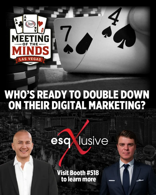 ♠️ Ante up, Vegas… because ESQ is going all in at TRIB Meeting of the Minds 2026!

Ready to deal? Esquire is here to help your business play a winning hand. Join us March 4–7, 2026 at the Paris Las Vegas Hotel & Convention Center as we talk bold ideas, strategic plays, and bring a full house of expertise to the table. 🎲✨